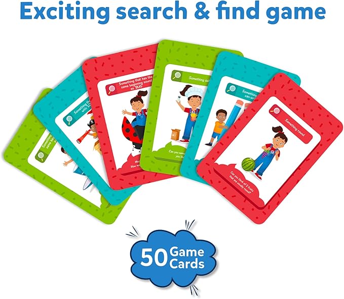 Skillmatics Indoor Scavenger Hunt Card Game - Found It, Learning Toys, Educational, Gifts for Kids, Boys, Girls and Families, for Ages 4, 5, 6, 7, Perfect for Home, School, Playdates