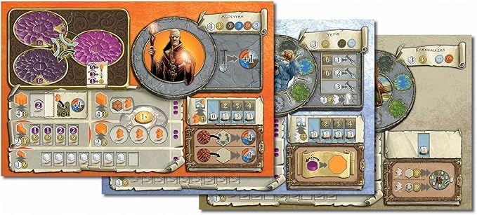 Terra Mystica Fire & Ice, Expansion, Strategy Board Game, Terra Mystica Core Game Required to Play, 6 New Factions Introduced, Ages 14 and Up