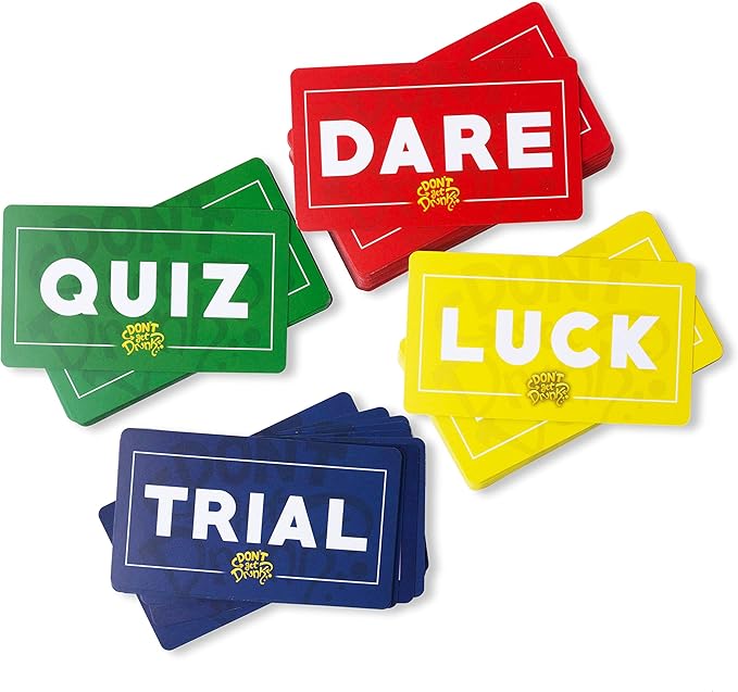 The Ultimate Party Board Game – Combines Classic Games Like Pong, Flip Cup, Kings Cup & More with Fun Categories Like Dare, Quiz, Luck, and Challenge (First Edition)