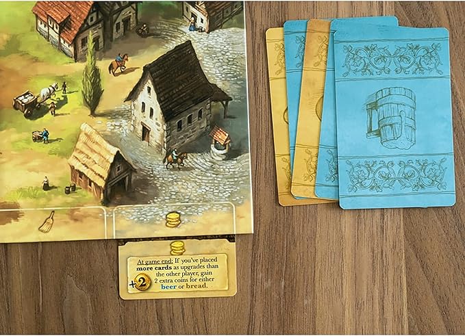 Beer & Bread Multi-Use Card Game, Resource Management Strategy, Head-to-Head Brewing & Baking, Ages 10+, 2 Players, 30 Minute Playing Time