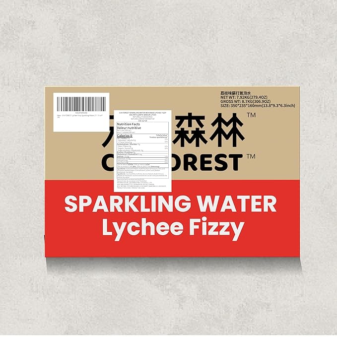 CHI FOREST Lychee Fizzy Sparkling Water (11.16 fl oz* 24)