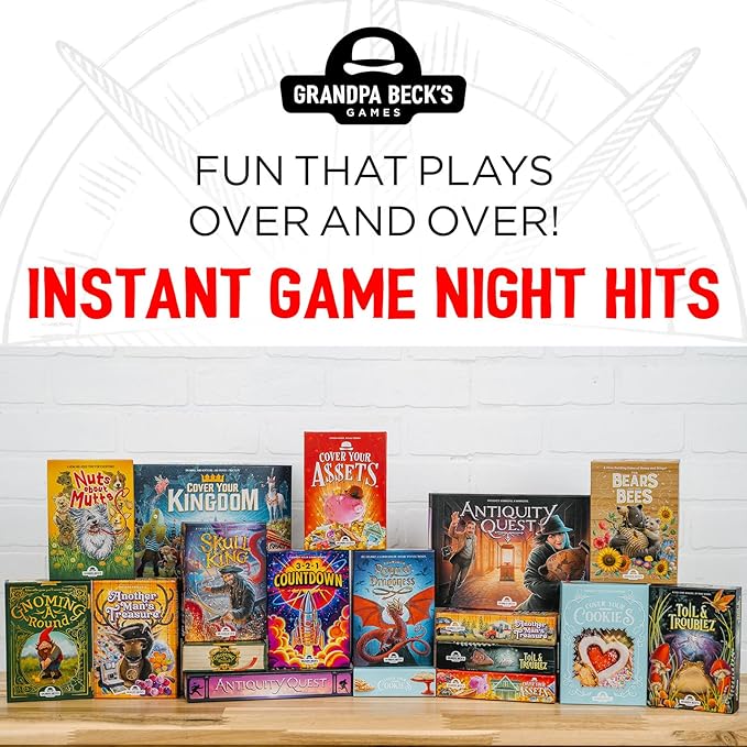 Grandpa Beck's Games 3-2-1 Countdown | Hand Elimination Card Game for Kids, Teens, Family & Adults | from The Makers of Cover Your Assets | 2-8 Players Ages 7+