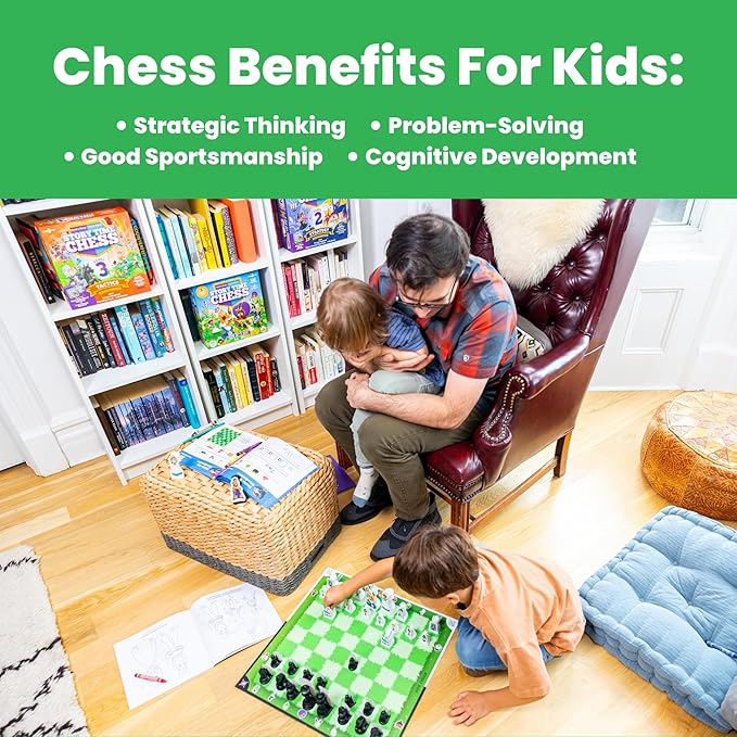 2021 Toy of The Year Award Winner - Chess Sets, Beginners Chess, Chess for Kids, Chess Game Toddlers, Learning Games for Kids, Boys & Girls Ages 3-103
