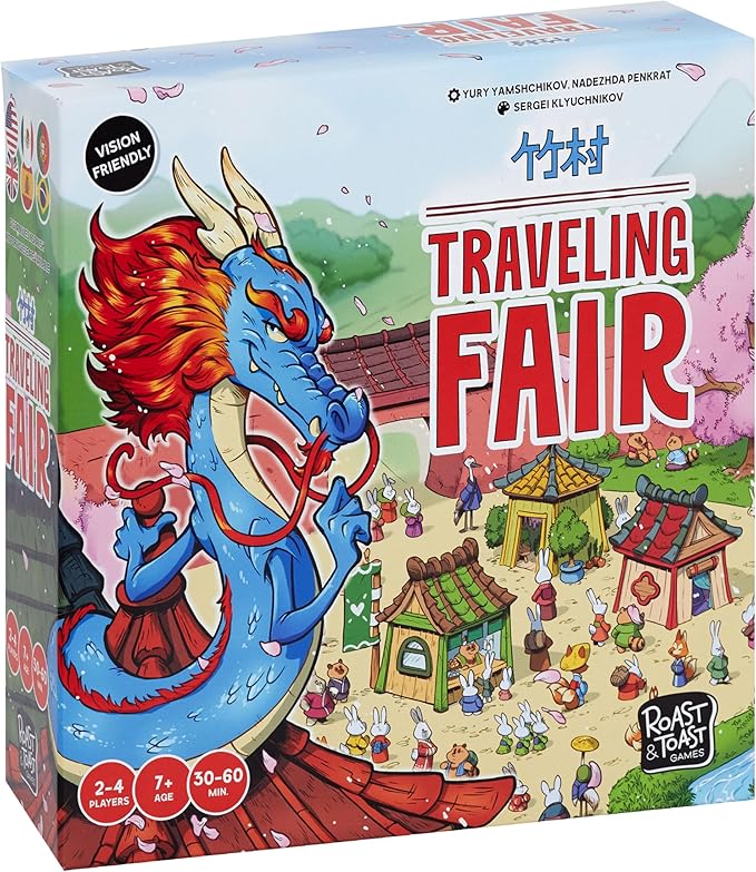Traveling Fair| Family Board Game | Board Game for Kids and Family | Adventure Board Game | Board Game for Kids and Parents | Ages 7+ | for 2 to 4 Players | Average Playtime 30-60 Minutes