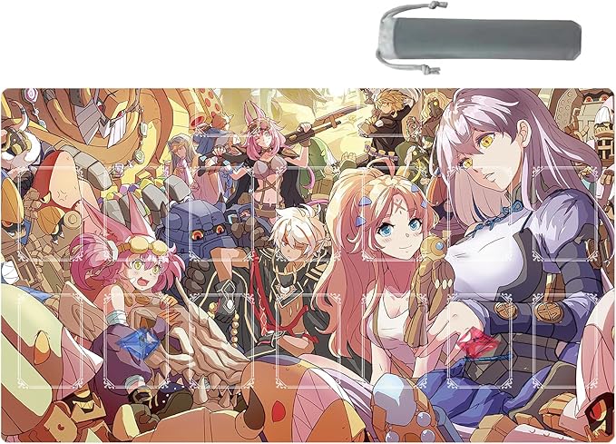 ygo playmat Gaming Competition Pad Mat Card Binder Deck 23.6x13.7in