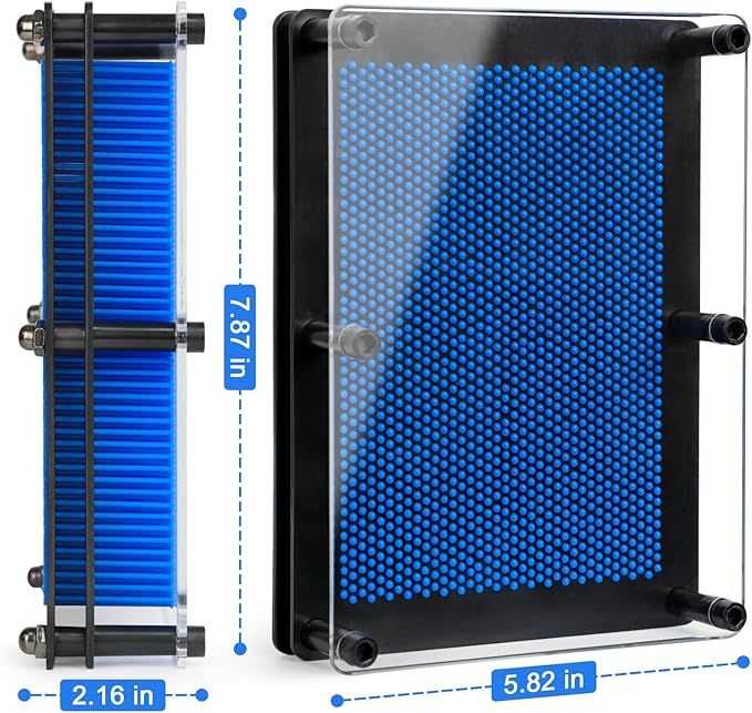 ENJSD 3D Pin Art Sensory Toys for Kids 5-7, Pin Art Board Impression Sensory Toys for Kids with Autism, Autism Gifts for Autistic Children Age 3, 4, 5, 6, 7, 8, 9, 10+ Years Old Boys Girls