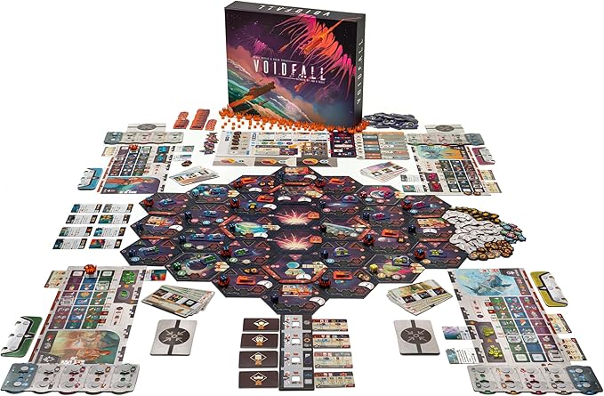 Games Voidfall - Standard Edition Base Game for 1-4 Players | Grand-Scale 4X Space Strategy with Deterministic Combat & Asymmetric Factions | Competitive, Cooperative & Solo Modes