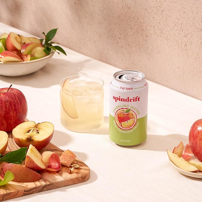 Spindrift Fuji Apple Can 12 Ounce (Pack of 24)