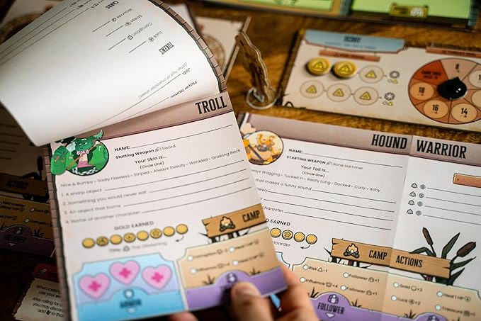 Freelancers Board Game - Dive into a Post-Apocalyptic Gig Economy! Narrative Adventure Game, Fantasy RPG Game, Ages 14+, 3-7 Players, 90 Minute Playtime, Made by Plaid Hat Games