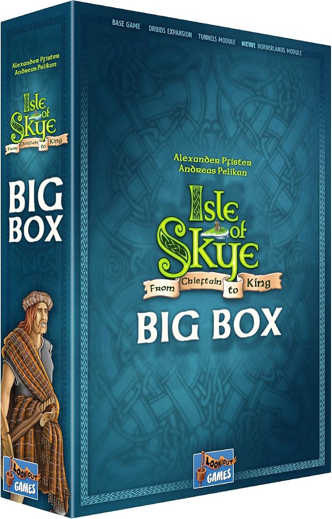 Games Isle of Skye from Chieftain to King Big Box Board Game | Fast-Paced Tile Placement Strategy Game for Adults and Kids | Ages 8+ | 2-5 Players | Average Playtime 60 Minutes | Made