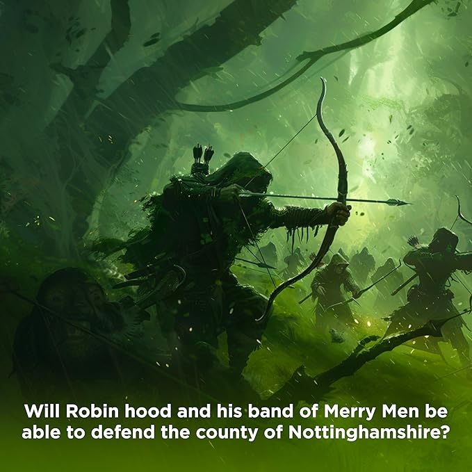 The Adventures of Robin Hood: Friar Tuck in Danger | Storytelling Game | Expansion| Fantasy Boardgame | 2 to 4 Players | Ages 10+