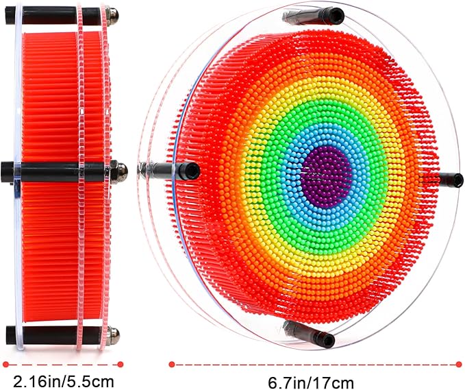 ENJSD 3D Pin Art Sensory Toys for Kids 5-7, Pin Art Board Impression Sensory Toys for Kids with Autism, Autism Gifts for Autistic Children Age 3, 4, 5, 6, 7, 8, 9, 10+ Years Old Boys Girls