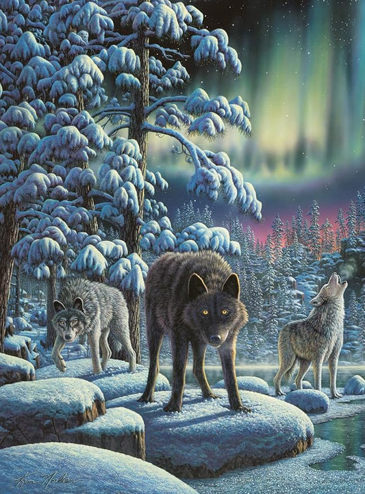 Buffalo Games - Kim Norlien - Rivers of Light - 1000 Piece Jigsaw Puzzle for Adults - Challenging Puzzle Perfect for Game Nights - Finished Size is 26.75 x 19.75