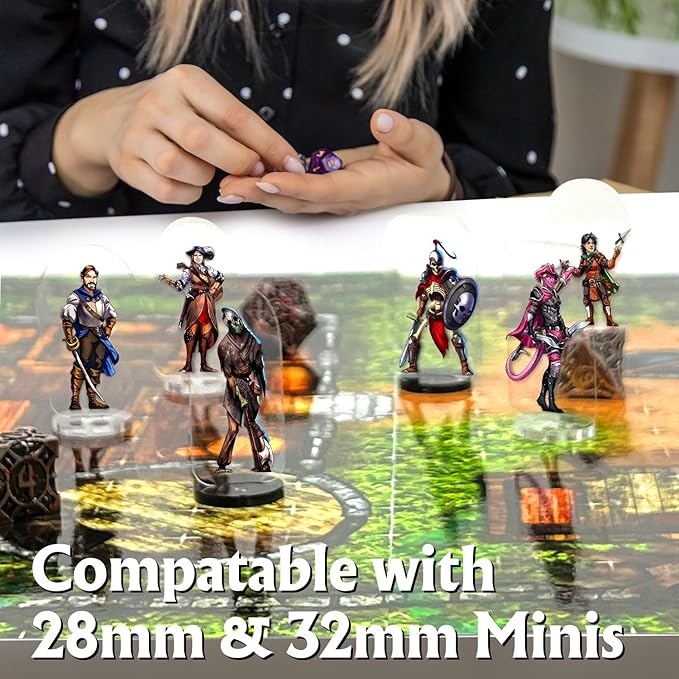 Arcknight The Extras Pack Roleplaying Battlemaps; 16 Modular RPG Maps in 8 Double-Sided Pages, 1" Square Grid, Modular & Versatile Design for Tabletop Gaming - for Dungeons & Dragons & Pathfinder