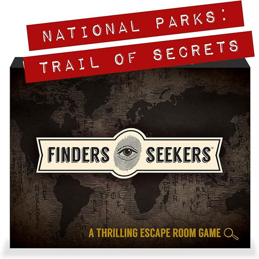 Mystery Game | National Parks Trail of Secrets – Be a Detective and Investigate an Unsolved case, Escape Room Puzzle Game, for Date Night, Family Night or Solo