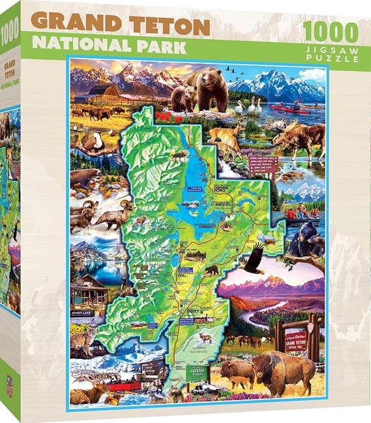 MasterPieces 1000 Piece Jigsaw Puzzle for Adults, Family, Or Youth - Grand Teton National Park - 19.25"x26.75"