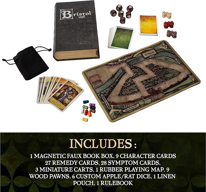 Facade Dark Cites Series Board Game of Strategy, Deceit, and Luck - Card Game for Teens Adults and Family - Bristol 1350