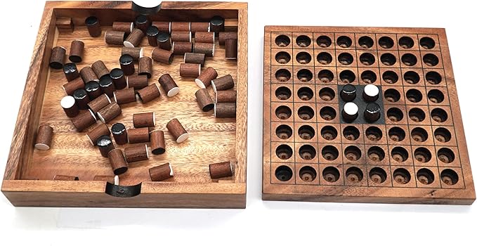 BSIRI Classic Board Game Othello Strategy Games of Family Games for Adults and Children which Playing in 2 Player Board Games to Challenges The Mastermind Game Pieces