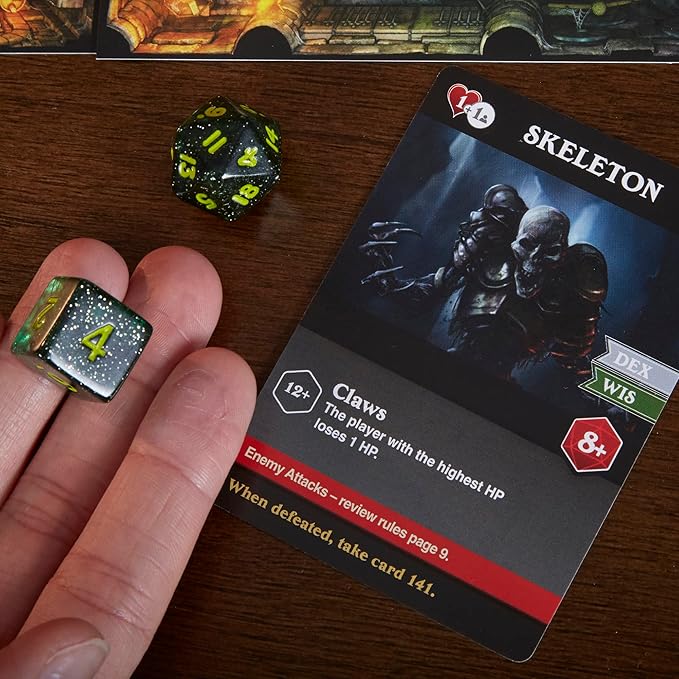 Hasbro Gaming Dungeons & Dragons: Bedlam in Neverwinter Board Game, Escape Room, Cooperative Strategy Games for Ages 12+, 2-6 Players, 3 Acts Approx. 90 Mins Each (Amazon Exclusive)