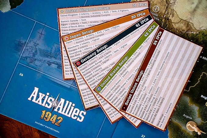 Renegade Game Studios Axis & Allies: 1942 Second Edition - WWII War Miniatures Strategy Board Game, Renegade, Ages 12+, 2-5 Players, 3-4 Hrs
