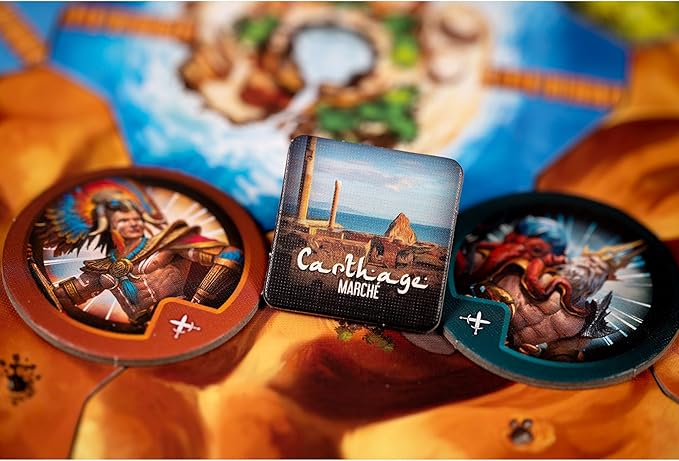 Monumental Lost Kingdoms Expansion - Civilization & Deckbuilding Board Game, Adds a 5th Player, Ages 10+, 1-5 Players, 90-120 Min