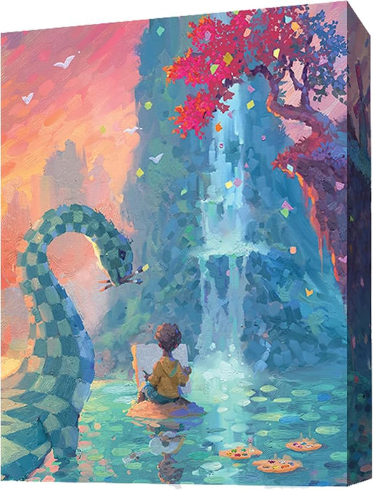Canvas Reflections Board Game Expansion - Create Stunning Masterpieces! Art Competition and Puzzle Game for Kids &d Adults, Ages 14+, 1-5 Players, 30 Minute Playtime, Made by R2i Games