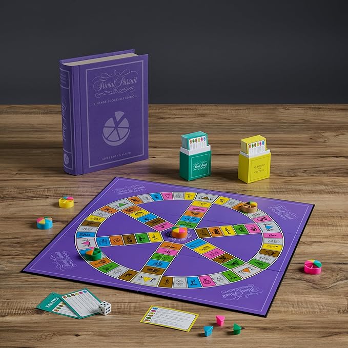 WS Game Company Trivial Pursuit Vintage Bookshelf Edition