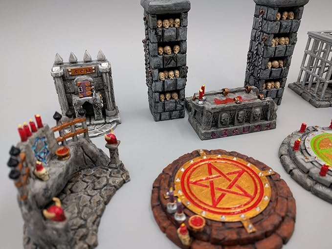 3DEGOS Occult and Evil Furniture DND Terrain for Dungeons and Dragons, D&D, Pathfinder, Warhammer 40k, Miniatures, Age of Sigmar, Tabletop, D and D, Dungeons and Dragons Gifts