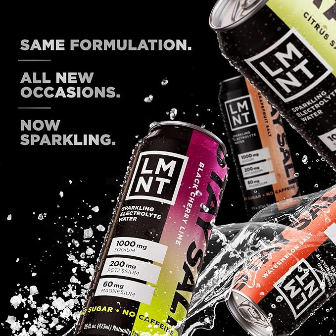 Drink LMNT Sparkling Electrolyte Drink - Variety Pack | 12-Count