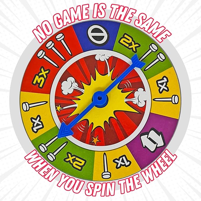 Wack A Balloon - Strategy Balloon Popping Game for Kids and Adults, Family Game Night Favorite, Perfect for Holiday, Party, Classroom Games