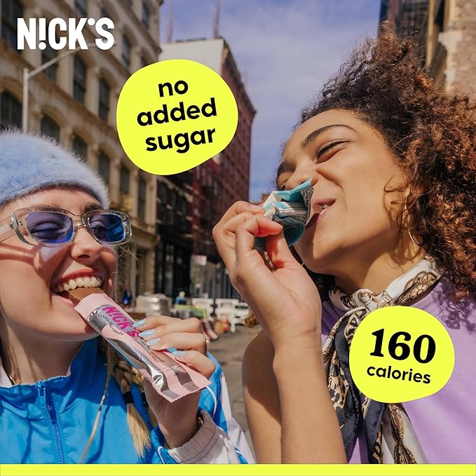 NICK'S Keto Chocolate Candy Bars – Coconut, No Added Sugar, Low Carb Snack with 3g Net Carbs, 180 Calories, Gluten-Free Sweets – 15-Pack (40g Each)