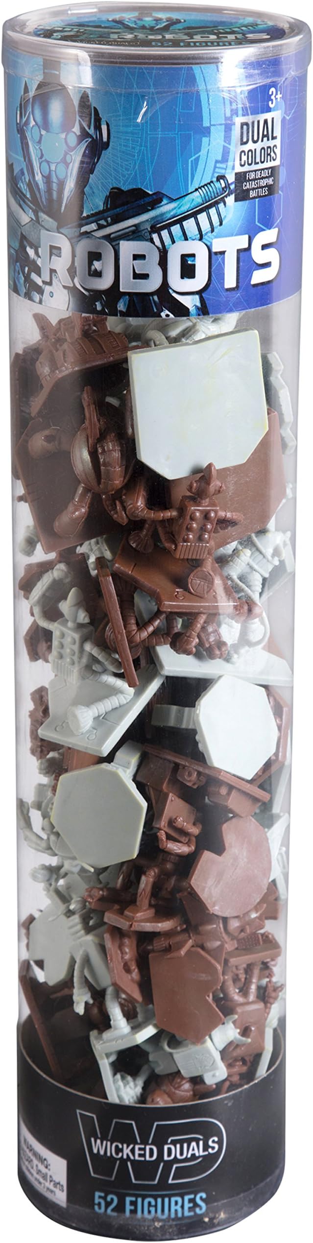 Robot Fantasy Sci-fi Action Figures- Includes 52 Futuristic Space Battle Toys w 14 Unique Characters- Great for Role Playing Games, Shadowrun & More, Great Gift Set for Collectors & Sci-fi Lovers