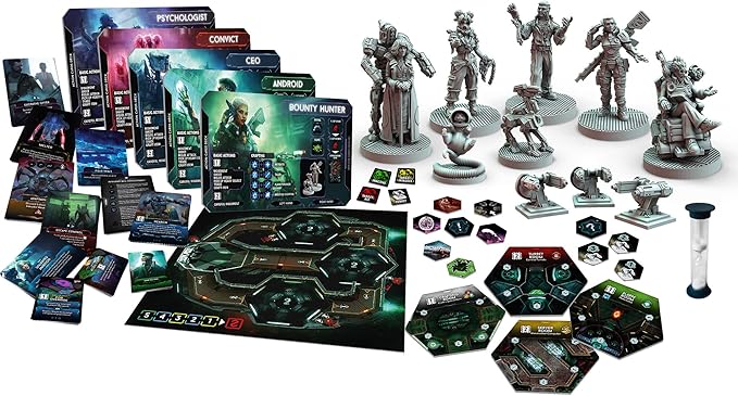 Nemesis Aftermath Board Game - Epilogue Mode Play, 5 New Characters, Added Traits & Shuttle Board, Cooperative Strategy Game for Adults, Ages 14+, 1-5 Players, 45-60 Min Playtime, Made by Rebel Studio