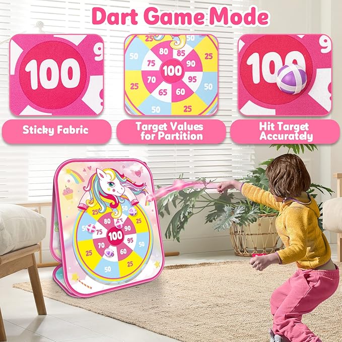 Bean Bag Toss Game for Kids - Cornhole Board Outdoor Toys for Toddlers -Party Activities Carnival Outside Yard Backyard Beach Lawn Games Toy for Kid Boys Girls Age 3 4 5 6 7 8 Year Old Birthday Gifts