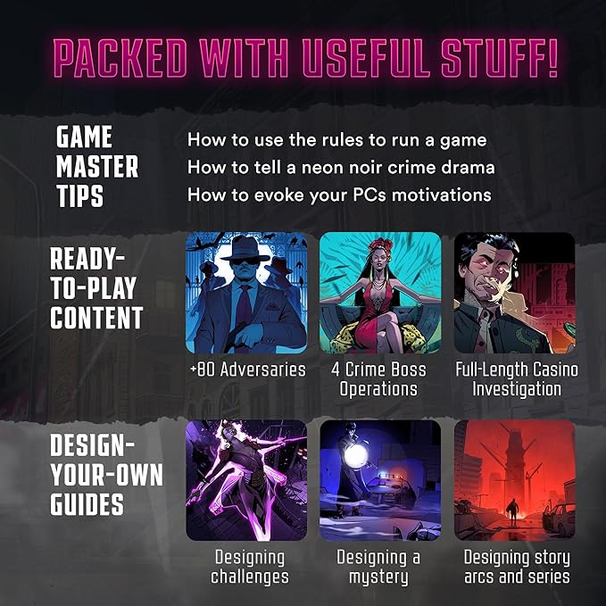 City of Mist MC Toolkit for Master of Ceremonies – TTRPG Tabletop Role Playing Game Instructions Book – Urban Fantasy Narrative RPG Tabletop RPG Instructions