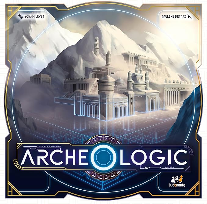 Archeo-Logic - A Competitive Deduction Board Game, Locate & Map Out A Hidden City, Ages 12+, 1-4 Players