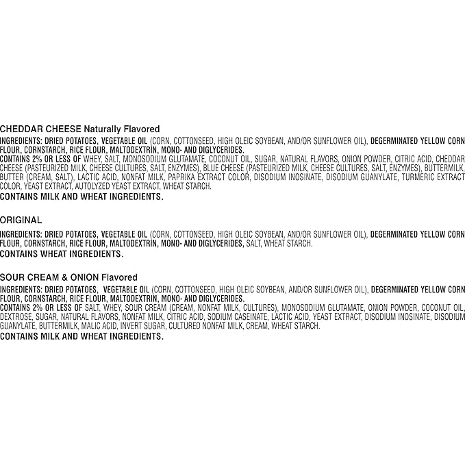 Pringles Potato Crisps Chips, Lunch Snacks, Variety Pack, 13.7oz Pack (10 Cans)