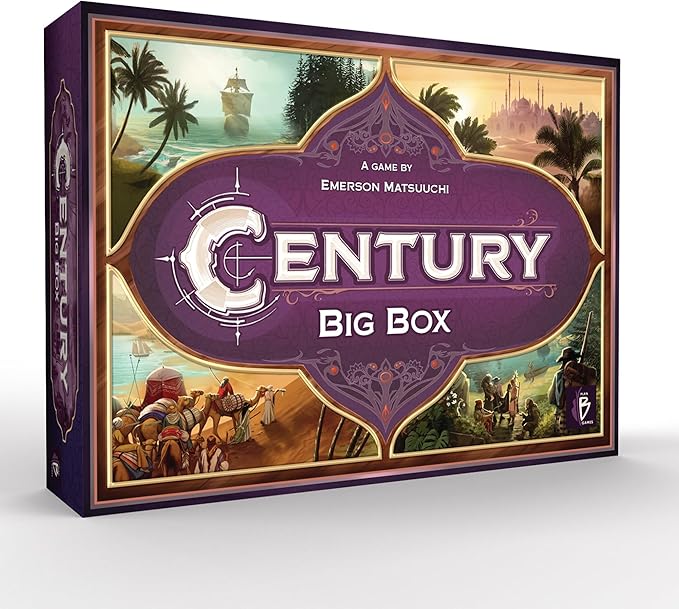 Century Big Box Board Game - Complete Trilogy Collection for Global Trading Adventures - Strategy Game for Kids and Adults, Ages 8+, 2-4 Players, 30-45 Min Playtime, Made by Plan B Games