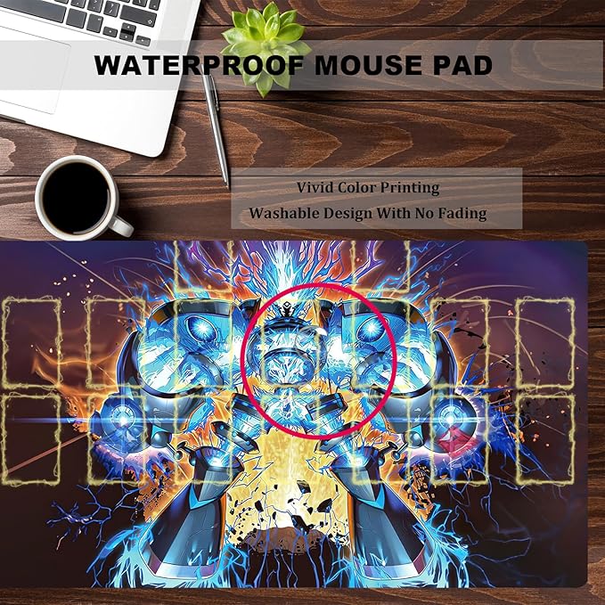 ygo playmat Gaming Competition Pad Mat Card Binder Deck 23.6x13.7in