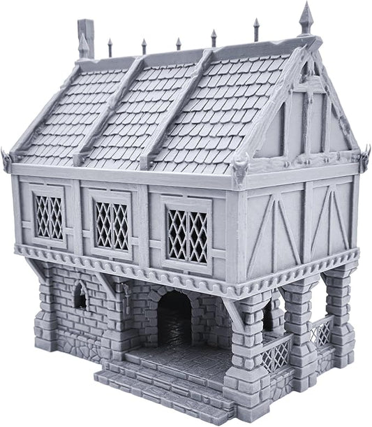 EnderToys Ulvheim Small Merchant House by Terrain4Print, 3D Printed Tabletop RPG Scenery and Wargame Terrain 28mm Miniatures