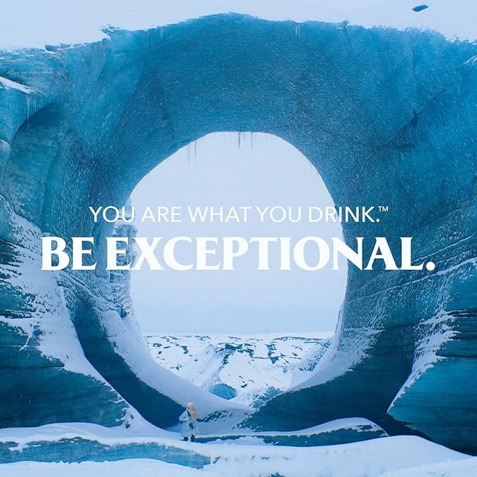 Icelandic Glacial Natural Spring Alkaline Water, 500 ml / 16.9 Fl Oz (Pack of 6)