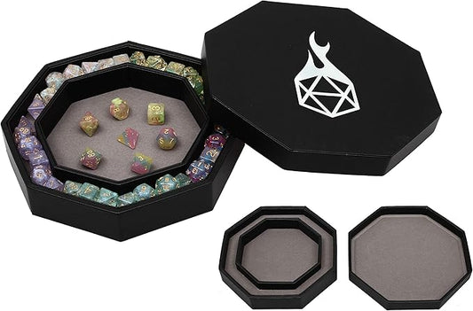 Forged Dice Co. Dice Arena Rolling Tray and Storage Compatible with Any dice Game, D&D and RPG Gaming