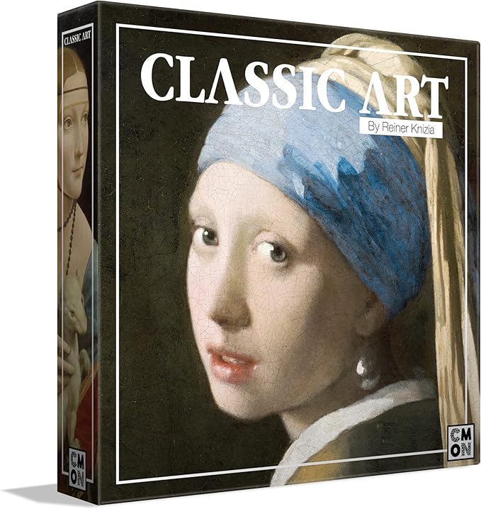 CMON Classic Art Board Game | Art Collection Strategy Game | A Competitive Game of Prediction | Great for Game Night with Adults | Ages 14+ | 2-5 Players | Average Playtime 30 Minutes | Made by CMON