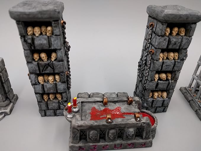 3DEGOS Occult and Evil Furniture DND Terrain for Dungeons and Dragons, D&D, Pathfinder, Warhammer 40k, Miniatures, Age of Sigmar, Tabletop, D and D, Dungeons and Dragons Gifts