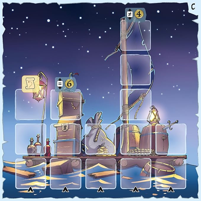 Captain Flip - Board Game, Play As a Pirate Captain, Recruit Crew, Collect Coins, Family-Friendly Pirate Theme, Ages 8+, 2-5 Players, 20 Min