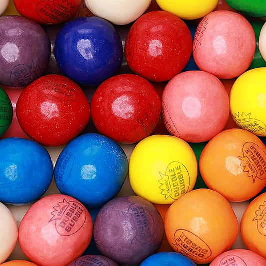 Global Gumball Gumballs for Vending Machine - 0.91 Inch (23mm) Large Dubble Bubble Original Gum Balls for Vending Machine Refill - Kids Chewing Gum - 1.7 LB Bulk Gumballs 110 ct - Bubble Gum Balls