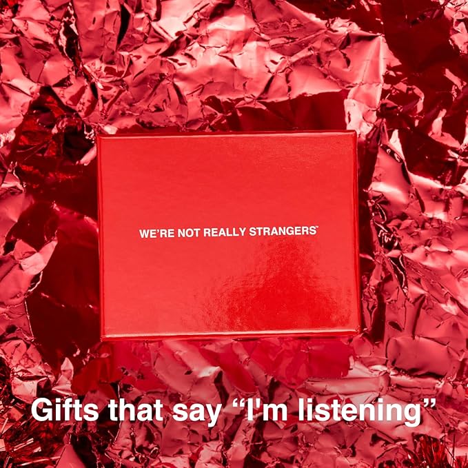 WE'RE NOT REALLY STRANGERS Card Game - 150 Conversation Cards for Adults, Teens, Couples, and Strangers - Icebreaker Questions for Game Night, Date Night, & Parties, Ages 15+, 2-6 Players