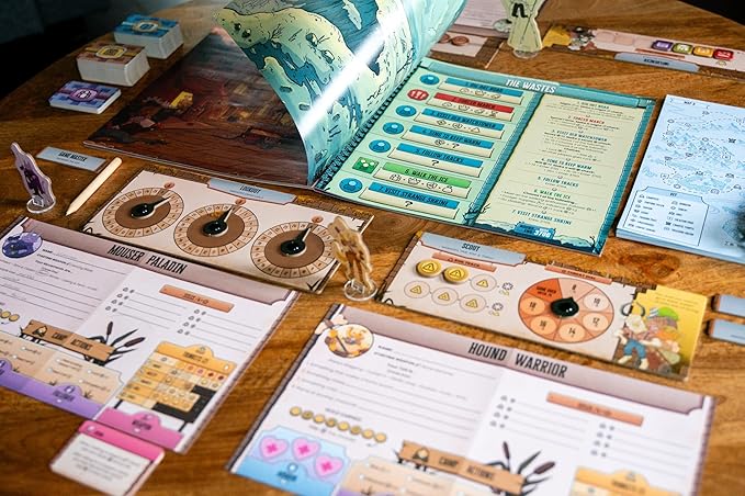 Freelancers Board Game - Dive into a Post-Apocalyptic Gig Economy! Narrative Adventure Game, Fantasy RPG Game, Ages 14+, 3-7 Players, 90 Minute Playtime, Made by Plaid Hat Games