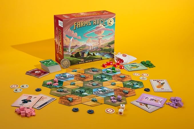 Deluxe Edition - Nuke Your Friends. 1-2 Hour Strategy Board Game for Adults and Family. Mensa Select Winner. Ages 14+. 2-5 Players.