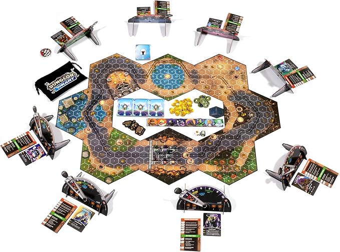 Brotherwise Games Dungeon Kart, Fast-Paced Racing Adventure, Strategic Racing, Family-Friendly Fun, Board Game, for 2 to 8 Players and Ages 10+